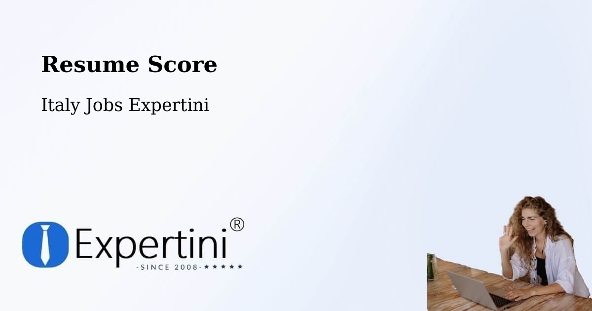 Resume Score - Italy Jobs Expertini